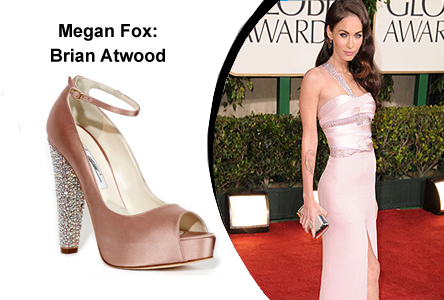 Megan Fox Brian Atwood Golden Globe